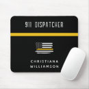 Search for 911 dispatcher gifts Thin gold line