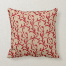 Search for red and beige pillows Pattern