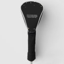 Search for blank golf head covers Black