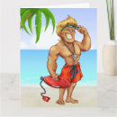 Search for funny swimming birthday cards Beach