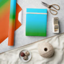 Search for orange and blue wrapping paper Colorful