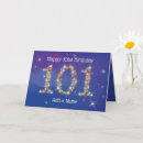 Search for 101st birthday cards Blue
