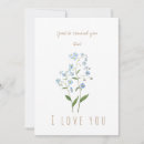 Search for forget me not cards Blue