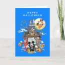 Search for haunted house cards Mickey and friends