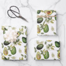 Search for avocado wrapping paper Vintage