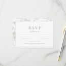 Search for allergies rsvp cards Sage green