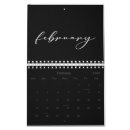 Search for black and white calendars 2026