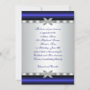 Search for blue silver anniversary invitations Party