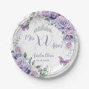 Search for lavender bridal shower plates Greenery