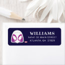 Search for superhero return address labels Birthday