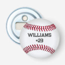 Search for baseball bottle openers Red