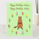 Search for groundhog day birthday cards Woodchuck