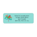 Search for parrot return address labels Blue
