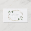 Search for eucalyptus business cards Gold