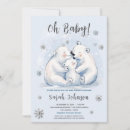 Search for polar bear baby shower invitations Bearly wait