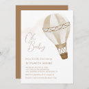 Search for hot air balloon invitations Oh baby