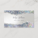 Search for silver foil business cards Makeup artist