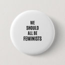 Search for feminist buttons Equality