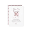Search for 30th birthday thank you cards Thirty