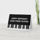 Search for piano birthday cards Pianist