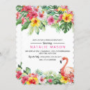 Search for hawaiian luau party graduation invitations announcements Floral