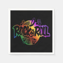 Search for rock roll napkins Birthday