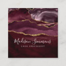 Search for burgundy business cards Gold