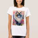 Search for ragdoll cat tshirts Kitty