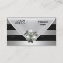 Search for premium pearl business cards Black