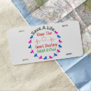 Search for kids license plates Pink