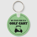 Search for golf cart keychains Humor