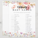 Search for celebrity baby name games Baby shower activity