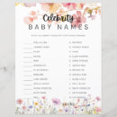 Search for celebrity baby name games Baby shower activity