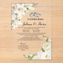 Search for watercolor floral wedding invitations White