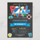 Search for beach ball invitations Splish splash