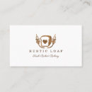 Search for bread bakery business cards Loaf of bread