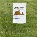 Search for funny election outdoor signs Vote blue