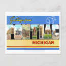 Search for vintage michigan postcards Greetings from
