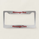 Search for red license plate frames Simple