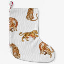 Search for tiger christmas stockings Watercolor
