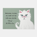Search for funny cat doormats Sarcastic