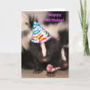 Search for skunk birthday cards Cute