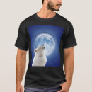 Search for wolf howling at the moon tshirts Dog