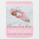 Search for name birth date baby blankets Keepsake