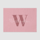 Search for monogram tissue paper Girly