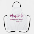 Search for baby shower aprons Mom to be