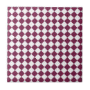 Search for burgundy tiles Pattern