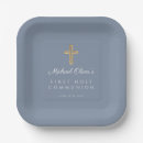 Search for first communion plates Boy
