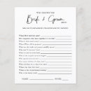 Search for who knows groom best Modern