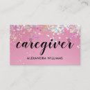 Search for medical business cards Caregiver